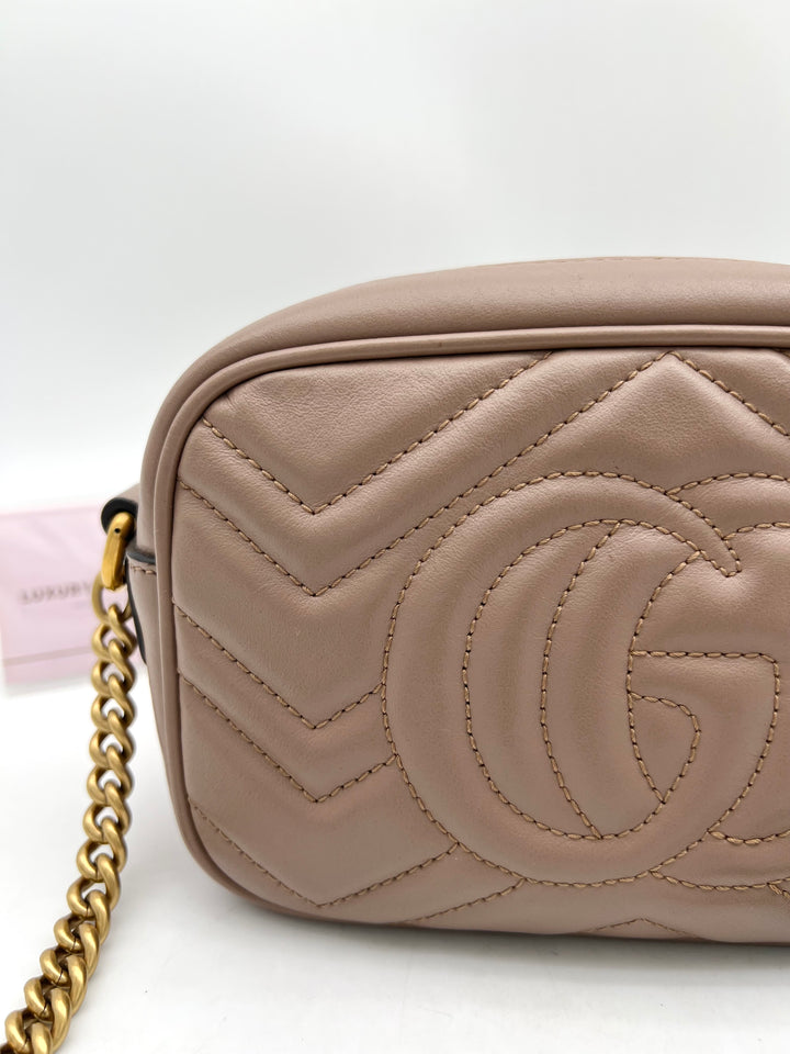 GUCCI MARMONT CAMERA QUILTED MINI