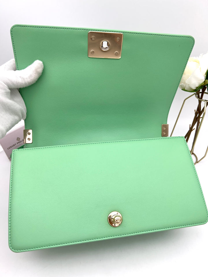 CHANEL LAMBSKIN OLD MEDIUM BOY