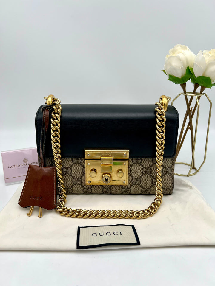 GUCCI PADLOCK GG SUPREME SMALL BAG