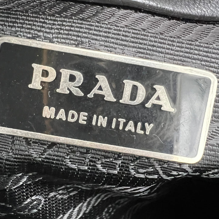 PRADA LEATHER MULTI POCKET SHOULDER BAG