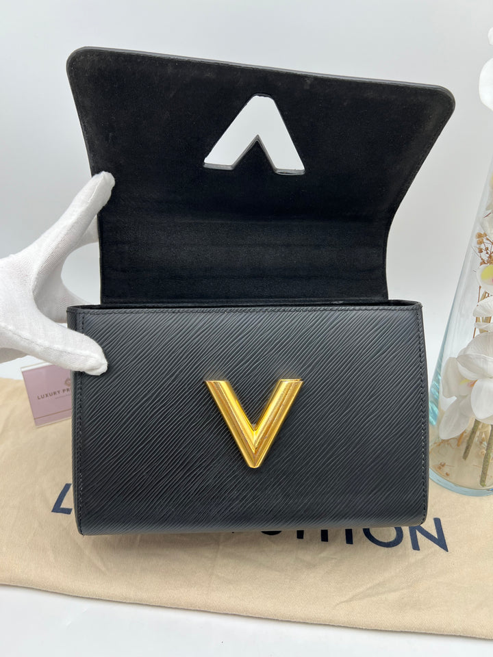 LOUIS VUITTON TWIST BLACK EPI GHW