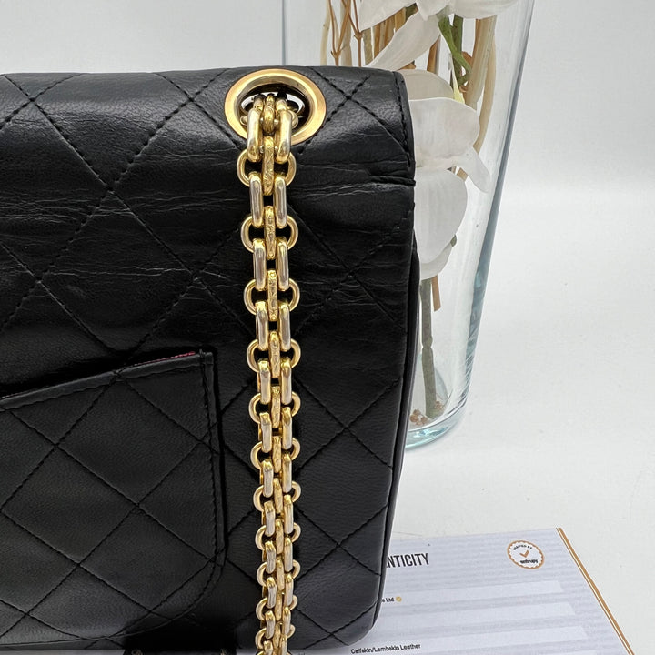 CHANEL LAMBSKIN DOUBLE FLAP BIJOUX CHAIN