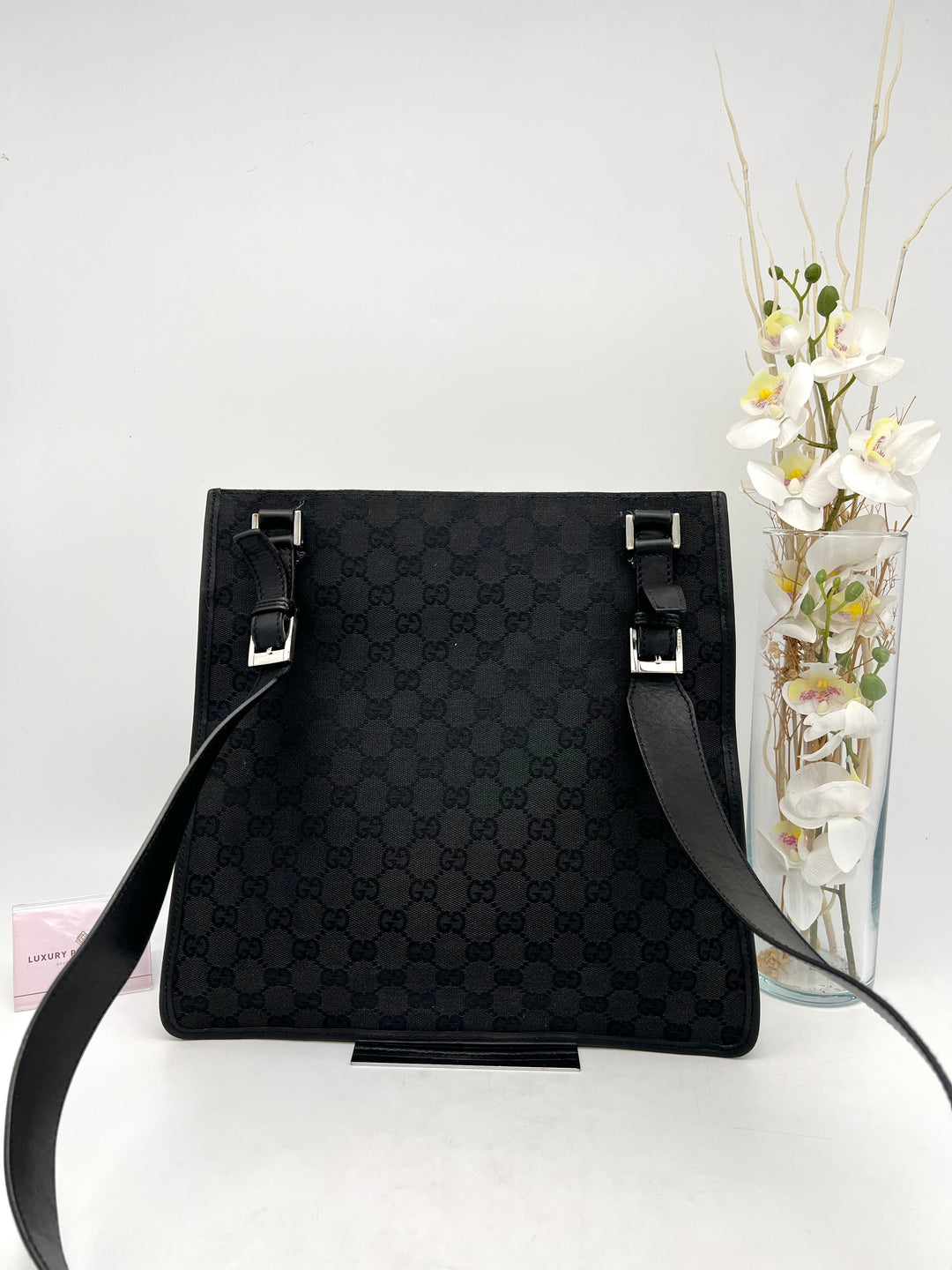 GUCCI GG CANVAS SLING BAG