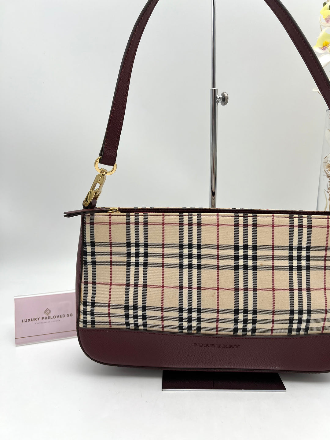 BURBERRY LONDON SHOULDER BAG PVC