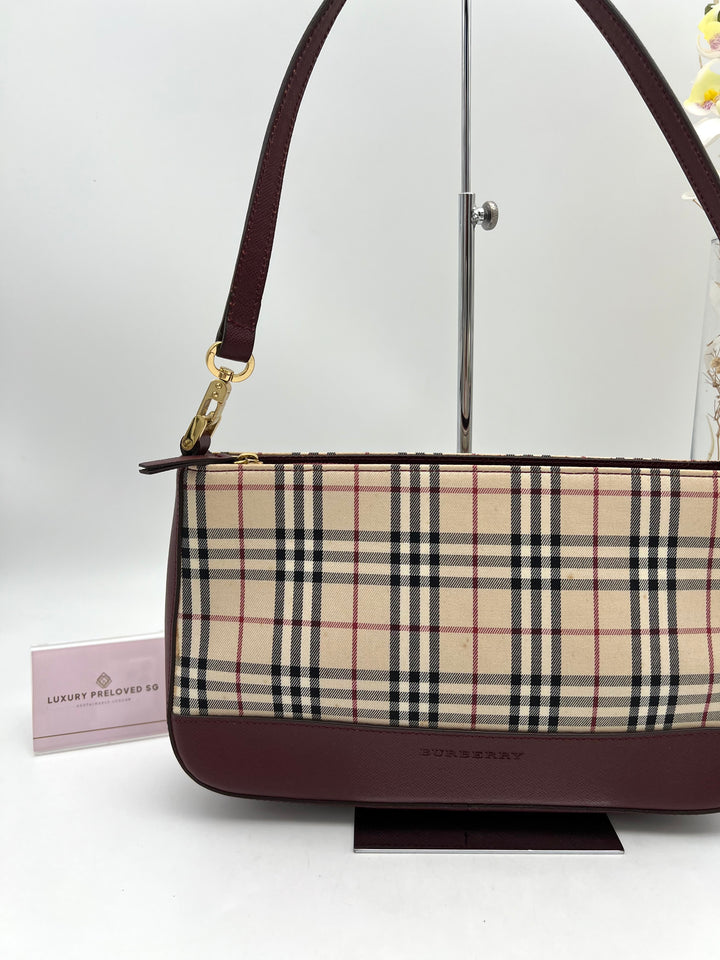 BURBERRY LONDON SHOULDER BAG PVC