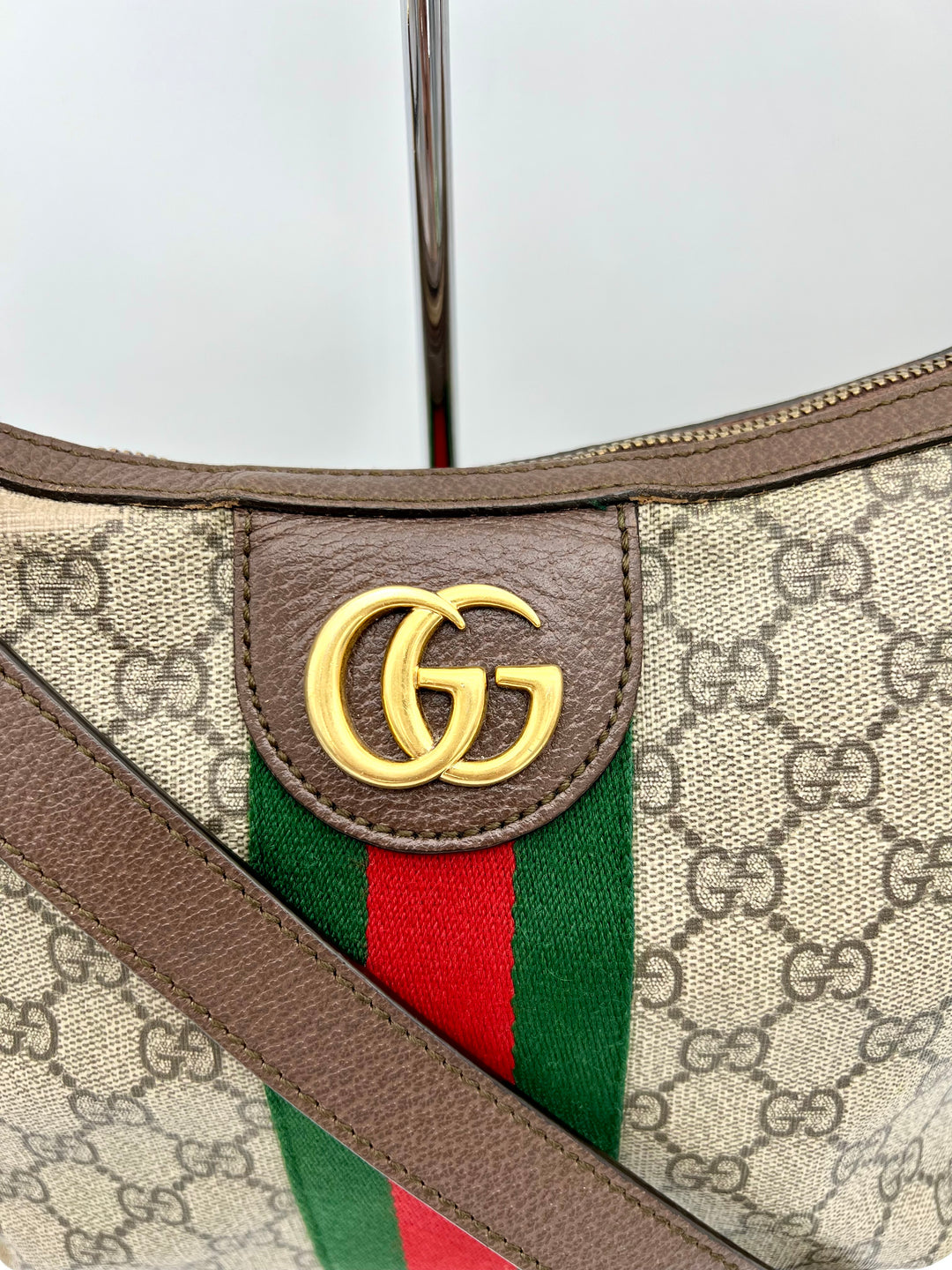 GUCCI PVC OPHIDIA SHOULDER BAG (NEW VERSION )