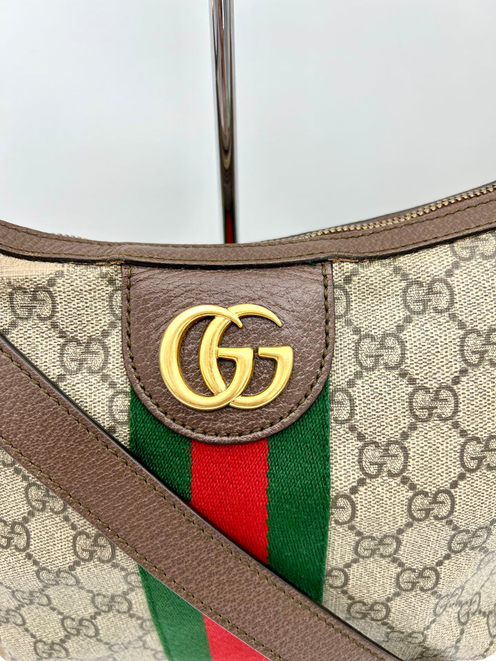 GUCCI PVC OPHIDIA SHOULDER BAG (NEW VERSION )