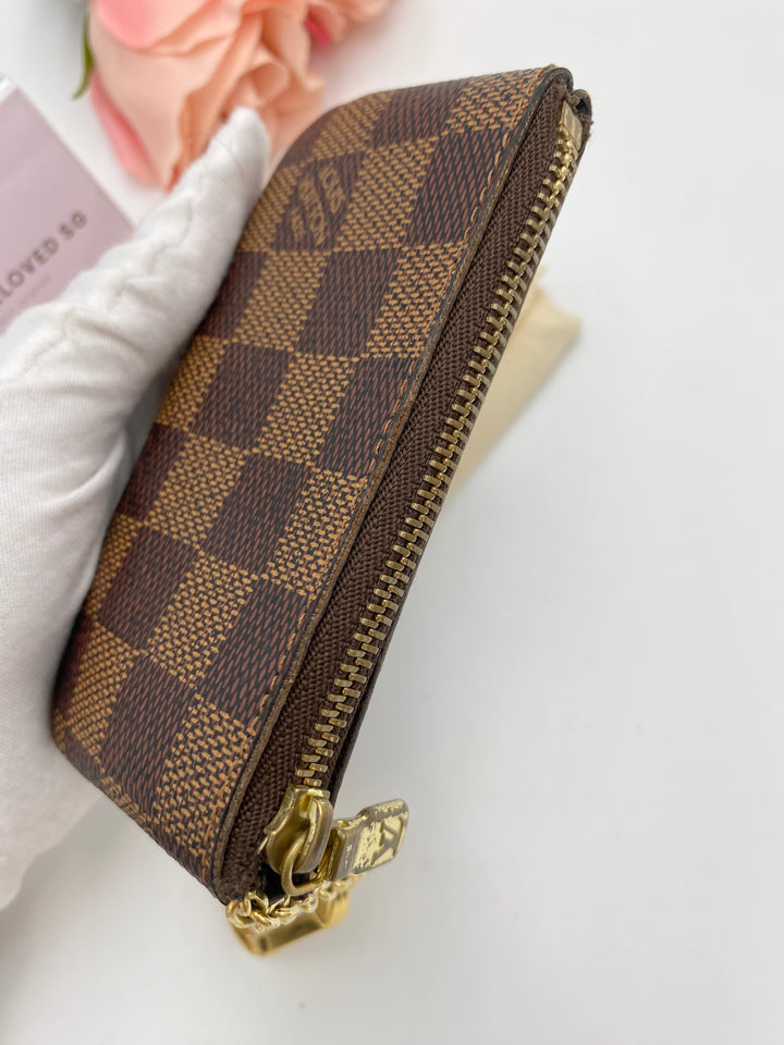 LOUIS VUITTON DAMIER EBENE KEY CASE