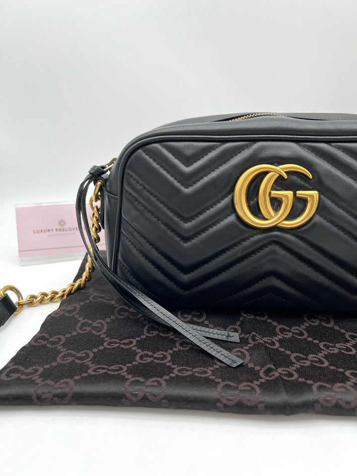 GUCCI MARMONT CAMERA QUILTED SMALL
