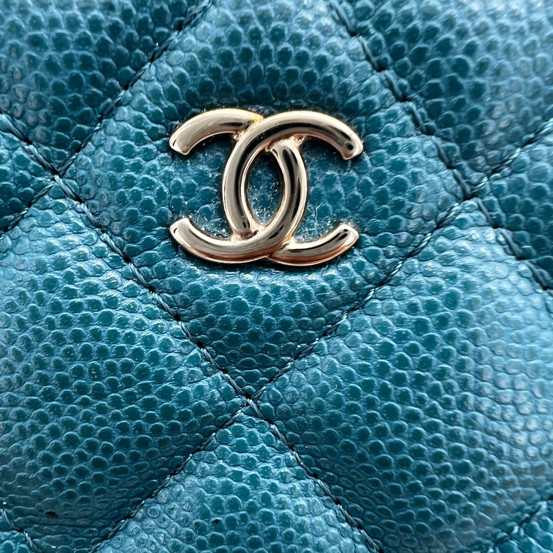 CHANEL CAVIAR MINI O CASE