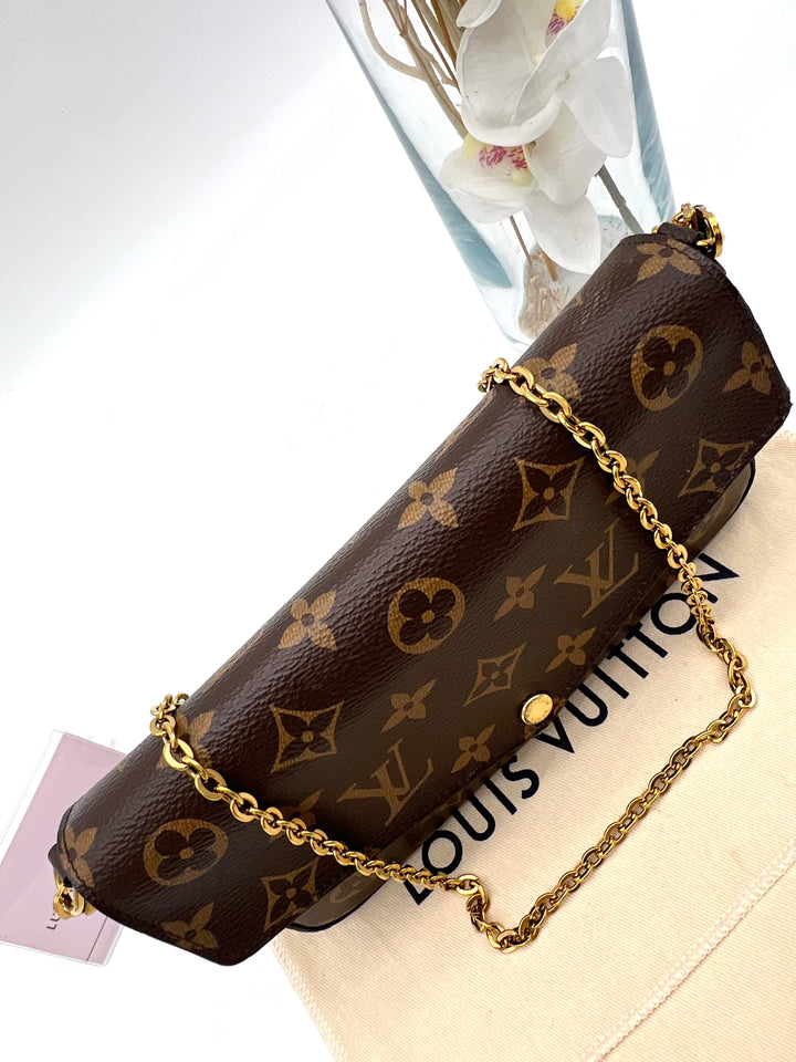 LOUIS VUITTON FELICIE DAMIER EBENE