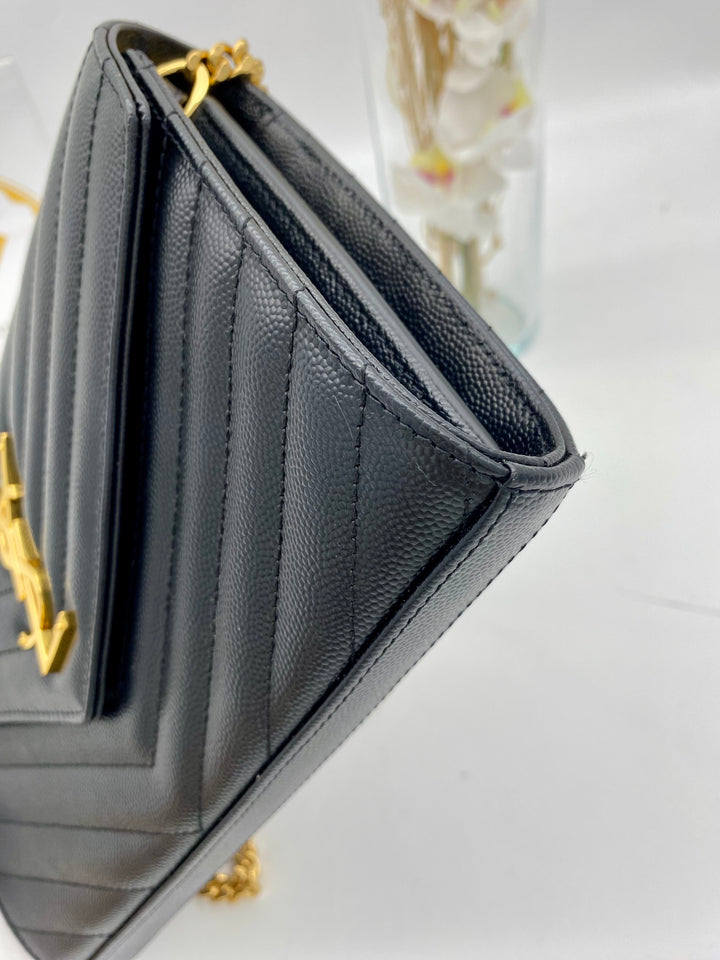 YVES SAINT LAURENT CASSANDRA MONOGRAM