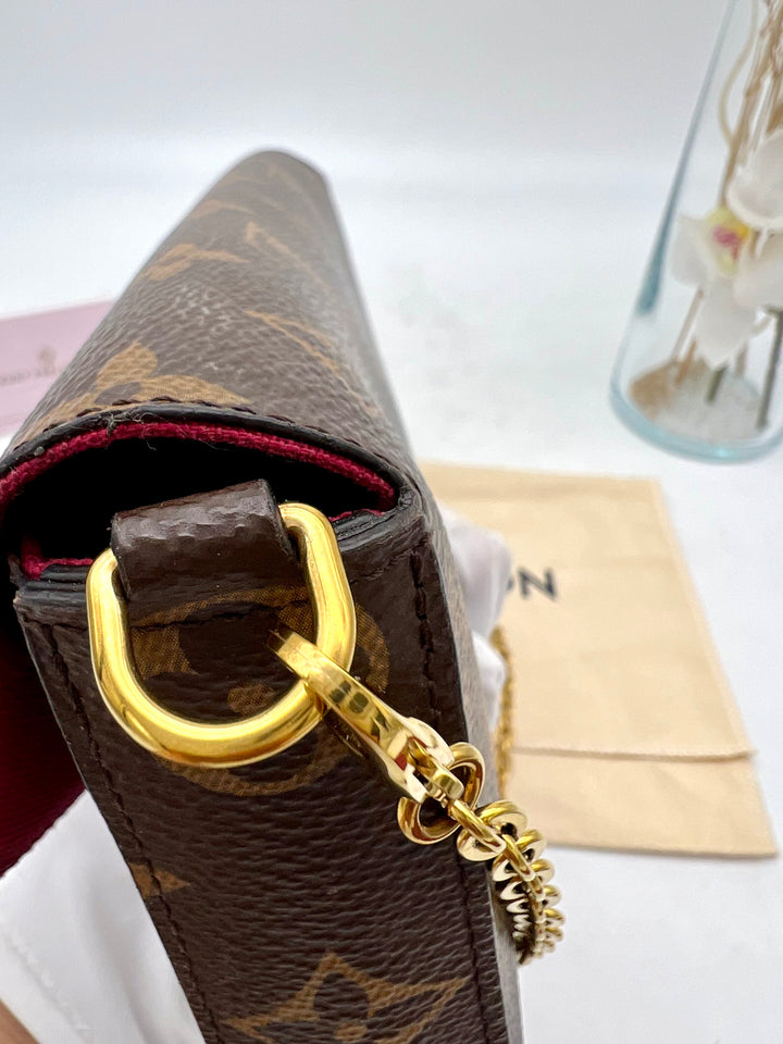 LOUIS VUITTON FELICIE DAMIER EBENE