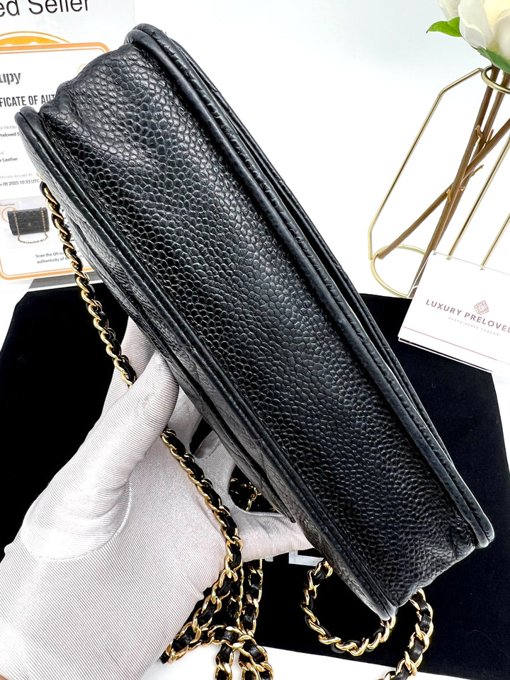 CHANEL CAVIAR WALLET ON CHAIN