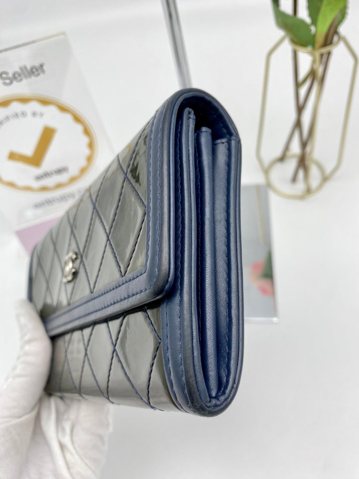 CHANEL WALLET PATENT