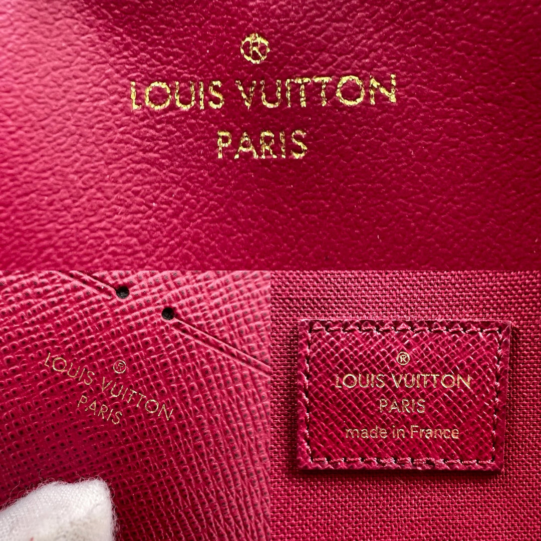 LOUIS VUITTON FELICIE MONOGRAM( RFID )