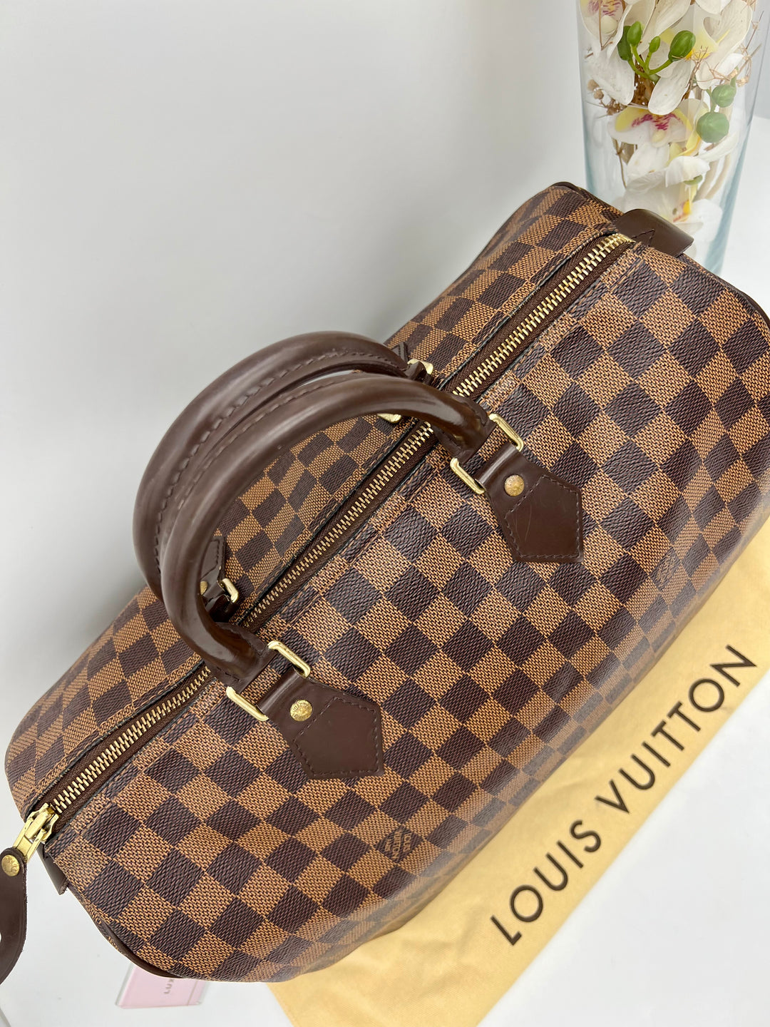 LOUIS VUITTON SPEEDY 35 DAMIER EBENE