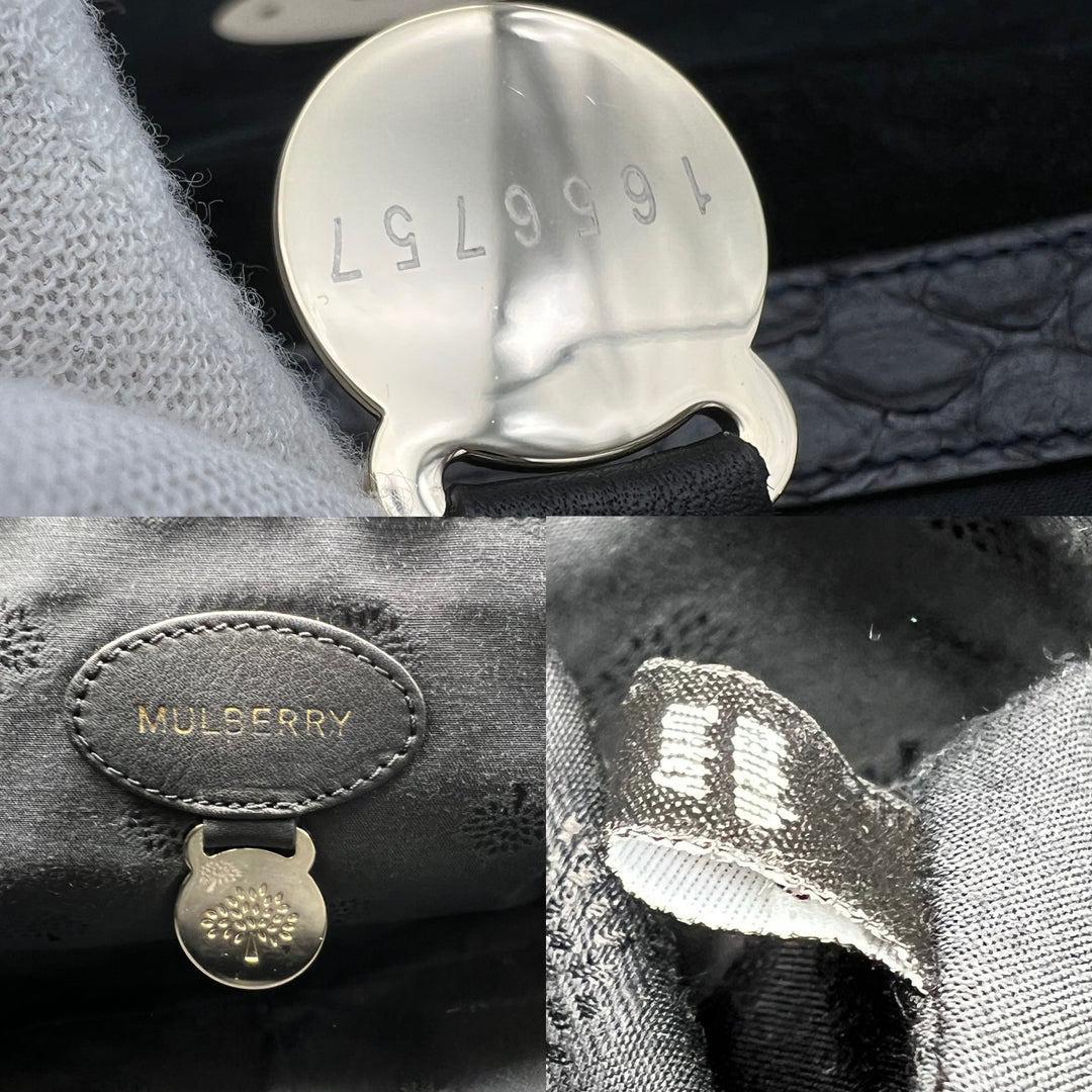 MULBERRY LILY PHYTHON CHAIN SHOULDER BAG