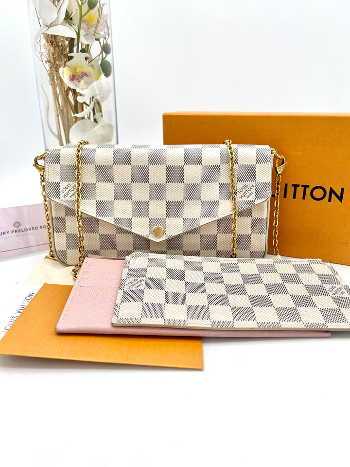 LOUIS VUITTON FELICIE AZUR