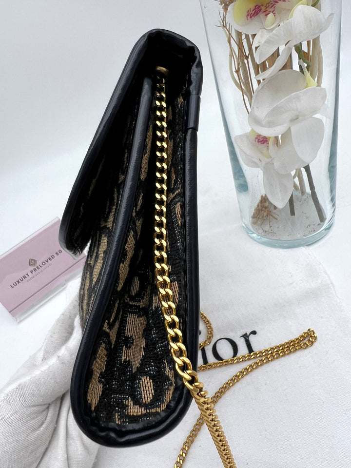 CHRISTIAN DIOR VINTAGE SHOULDER CHAIN BAG