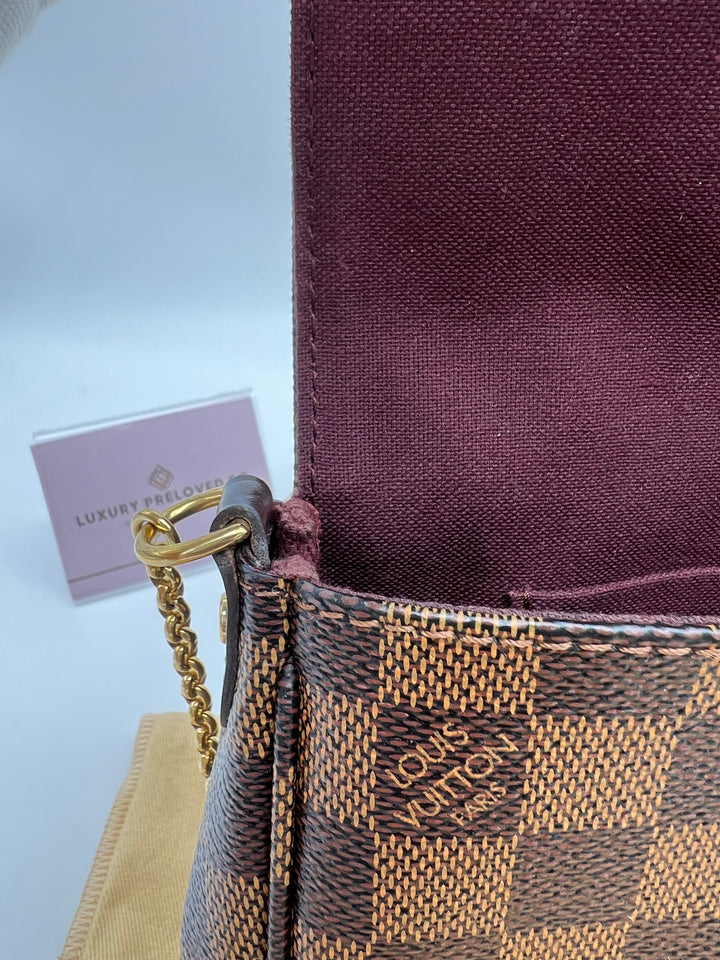 LOUIS VUITTON FAVOURITE PM DAMIER EBENE