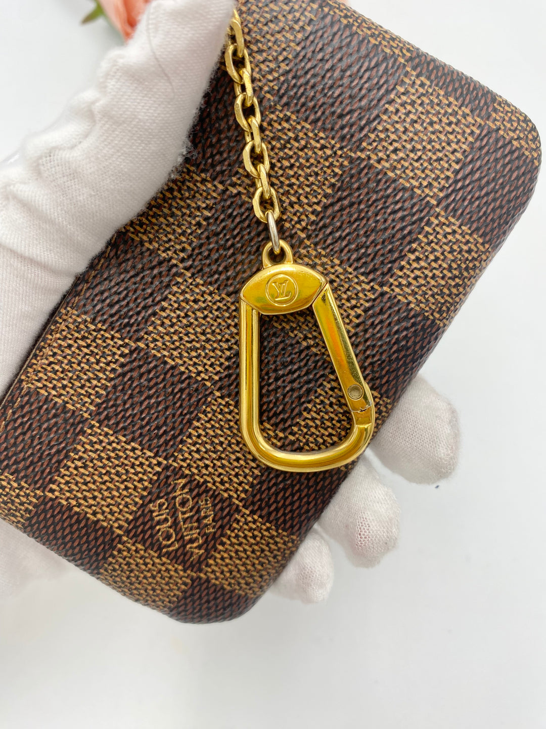 LOUIS VUITTON DAMIER EBENE KEY CASE