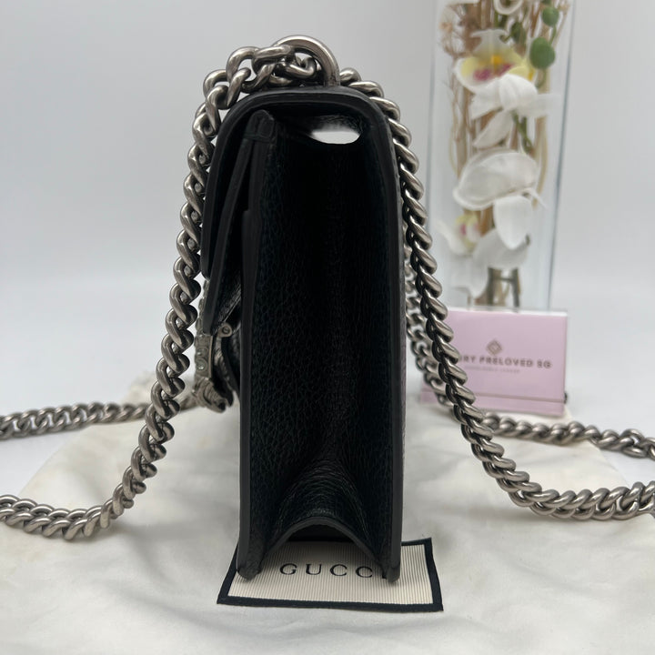 GUCCI DIONYSUS BLACK LEATHER