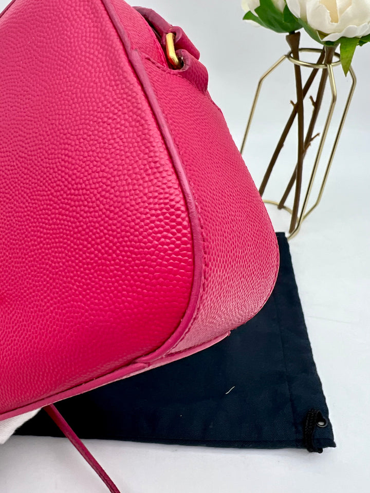 YVES SAINT LAURENT CLASSIC LOU MONOGRAM CAMERA BAG