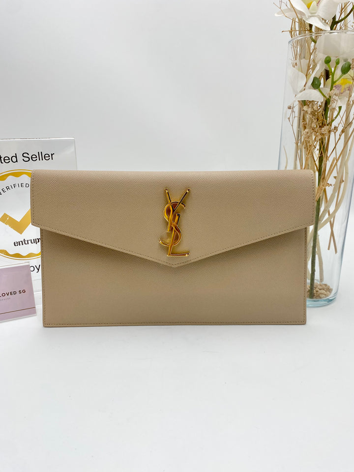 YVES SAINT LAURENT UPTOWN CLUTCH