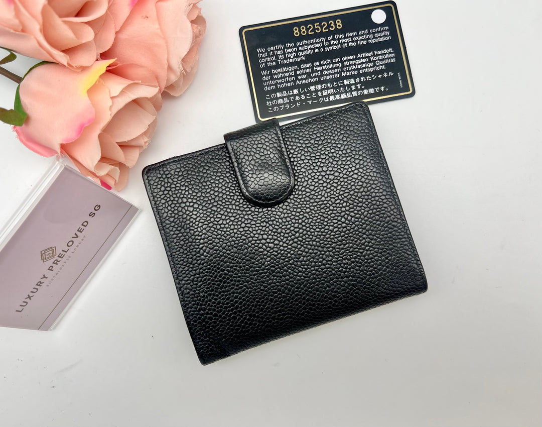 CHANEL CAVIAR TIMELESS WALLET VINTAGE