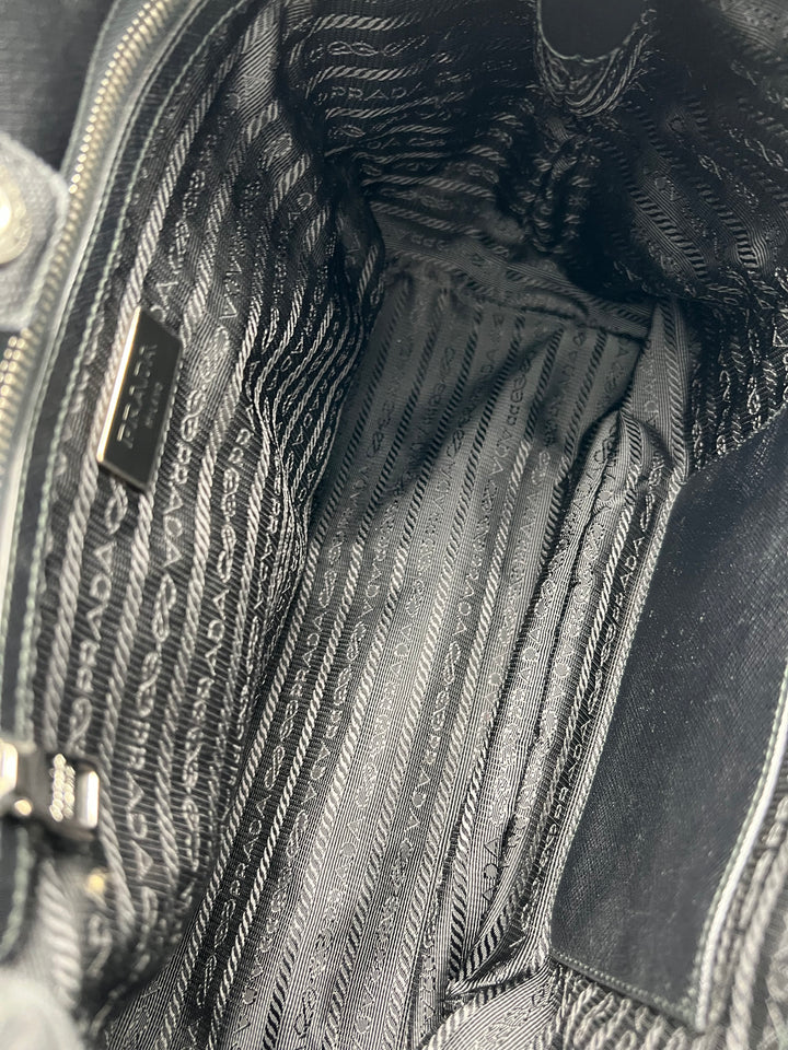 PRADA NYLON QUILTED CHAIN 2 WAY BAG