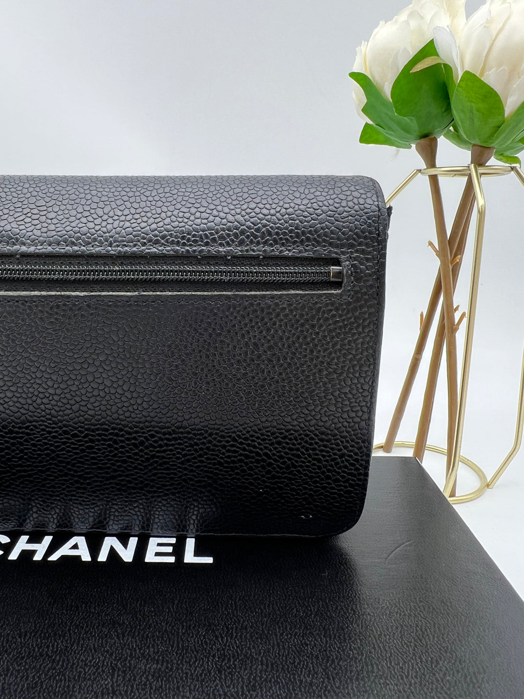 CHANEL CAVIAR TIMELESS CLUTCH