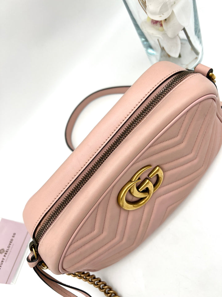 GUCCI MARMONT CAMERA QUILTED SMALL