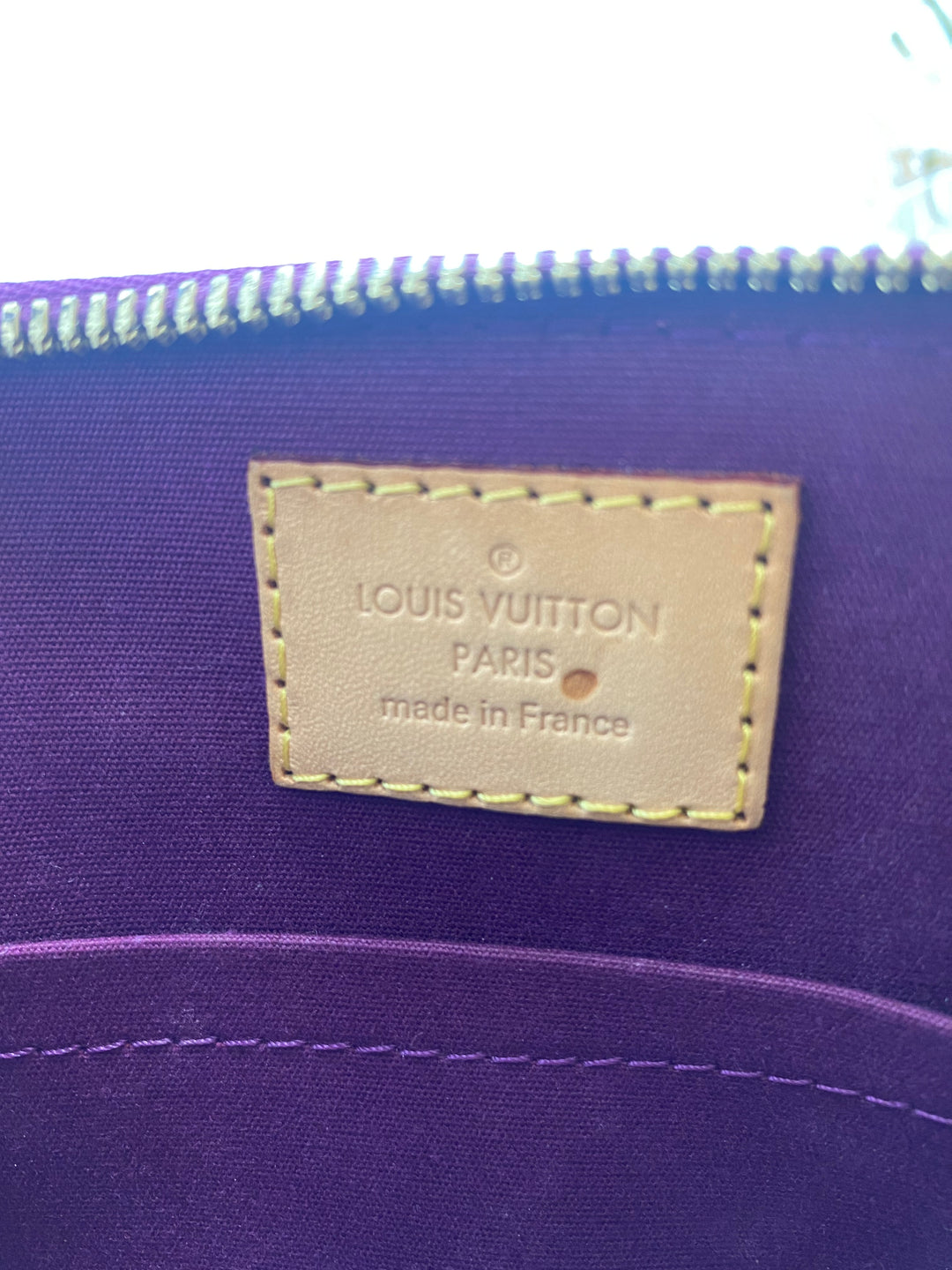 LOUIS VUITTON ALMA BB VERNIS