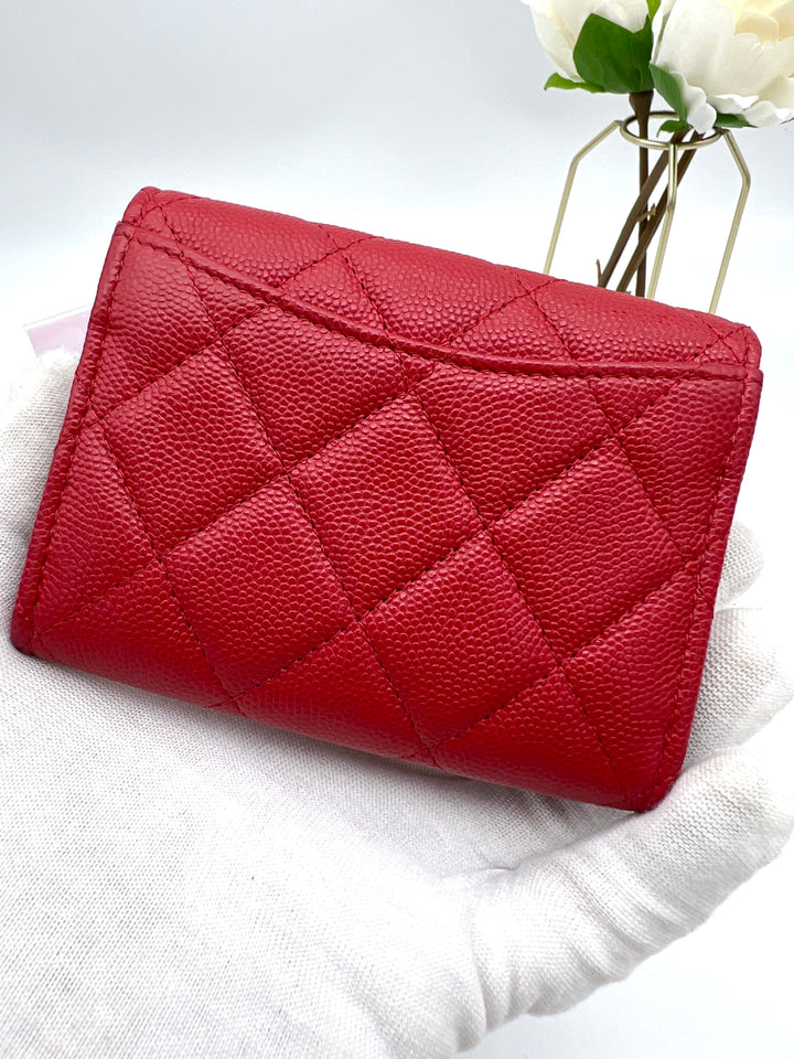 CHANEL CLASSIC SMALL FLAP CAVIAR WALLET