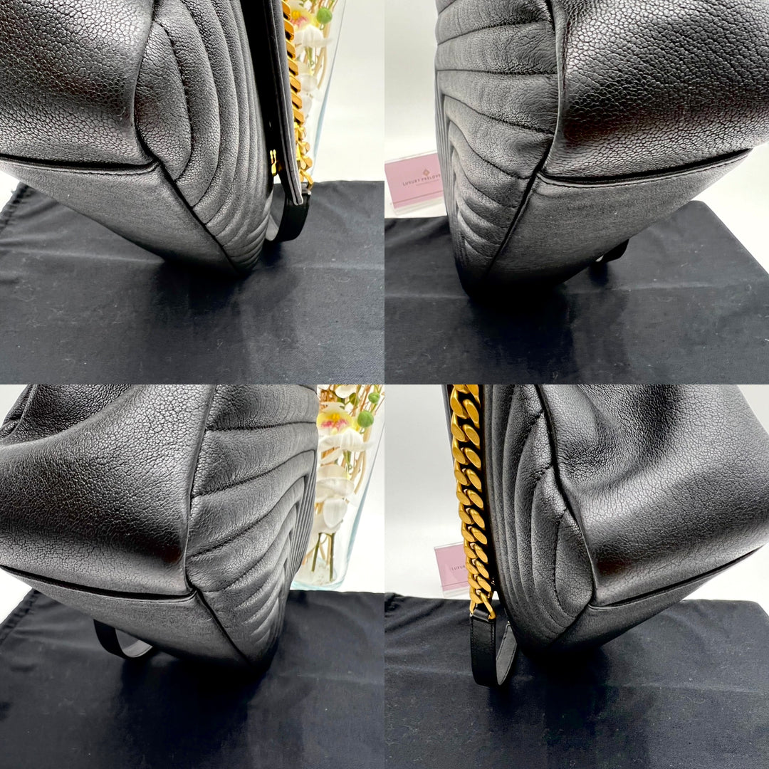 YVES SAINT LAURENT MONOGRAM ENVELOPE GHW