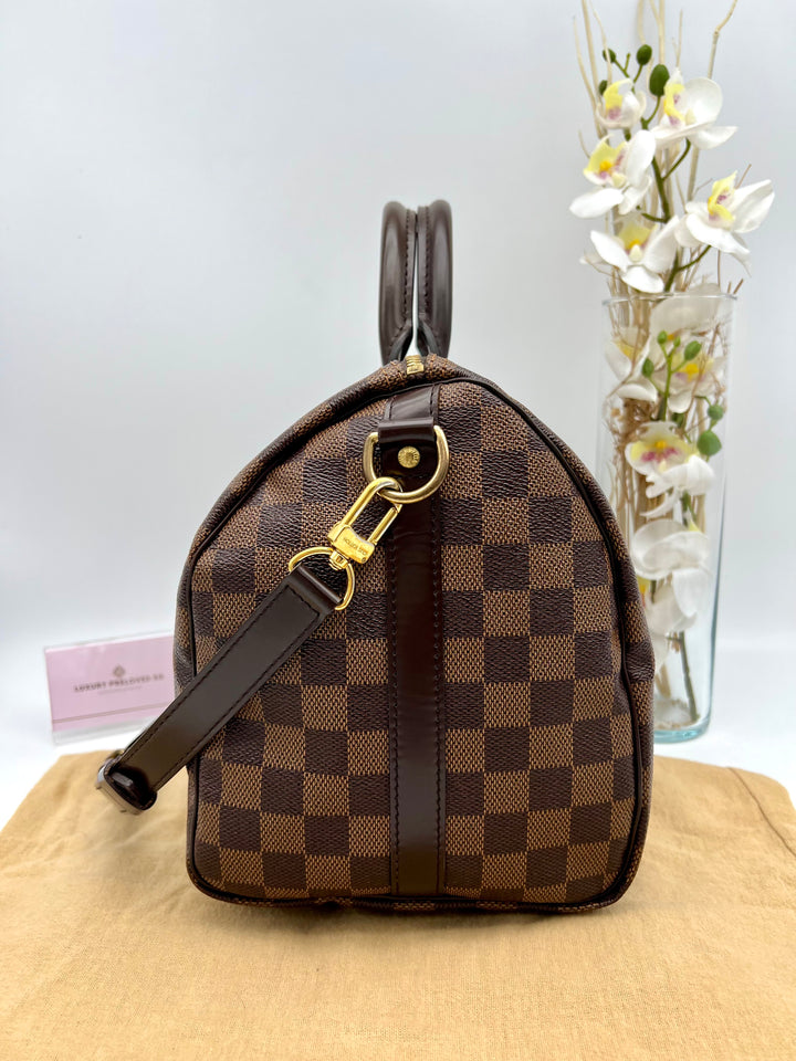 LOUIS VUITTON BANDOULIERE 30 DAMIER EBENE