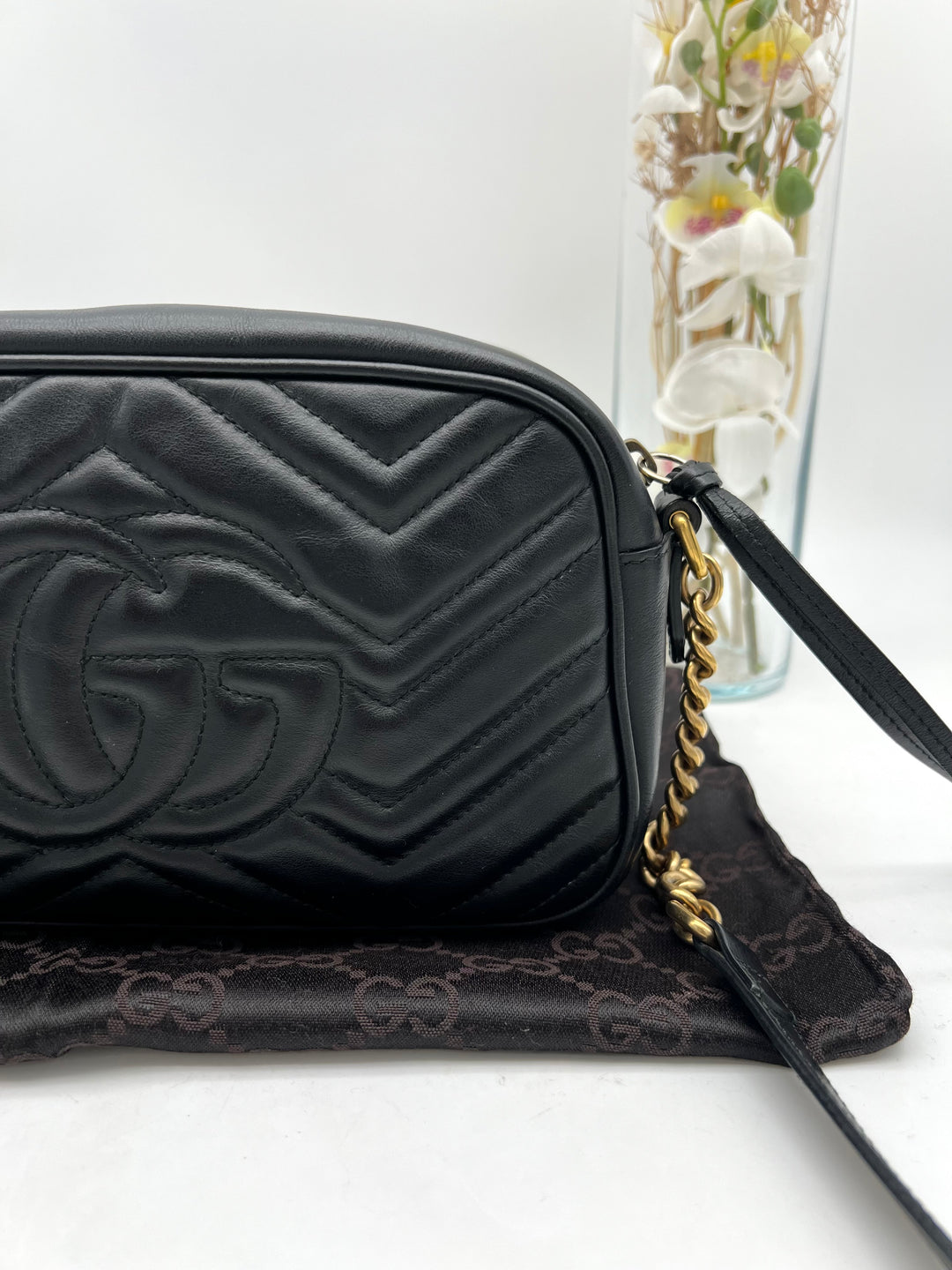 GUCCI MARMONT CAMERA QUILTED SMALL