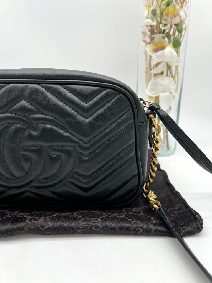 GUCCI MARMONT CAMERA QUILTED SMALL
