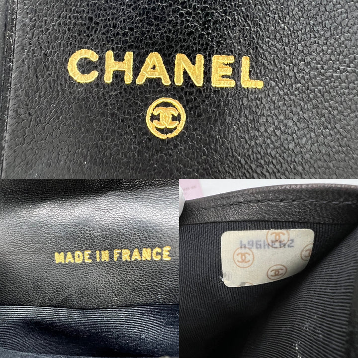 CHANEL VINTAGE QUILTED LAMBSKIN WALLET