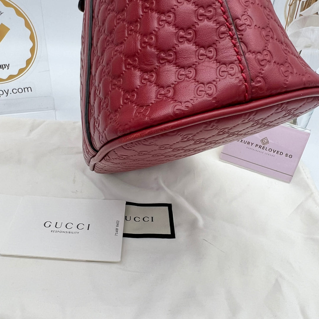 GUCCI MICROGUCCIMA MINI DOME 2 WAY BAG