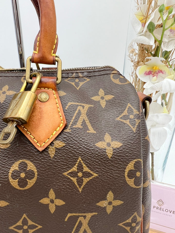 LOUIS VUITTON BANDOLIER SPEEDY 25 MONOGRAM