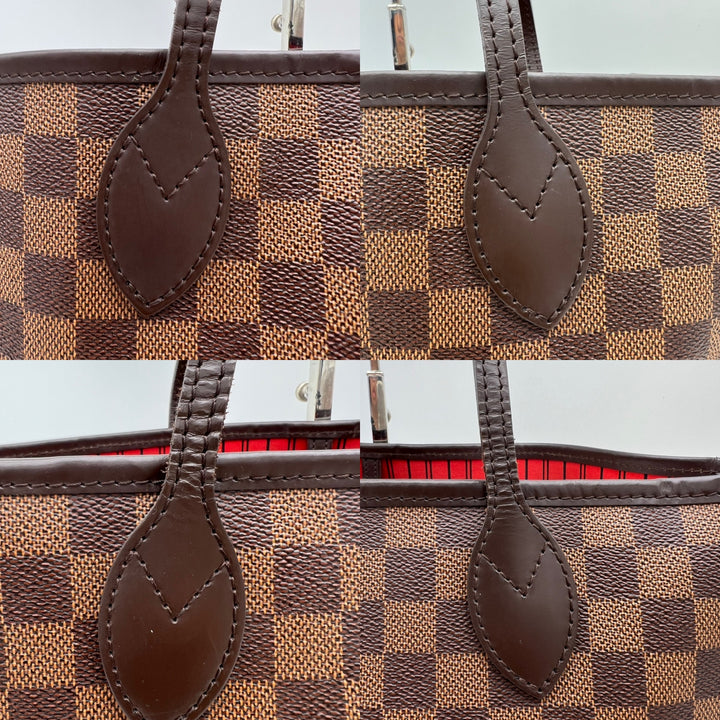 LOUIS VUITTON NEVERFULL MM DAMIER W/ POUCH