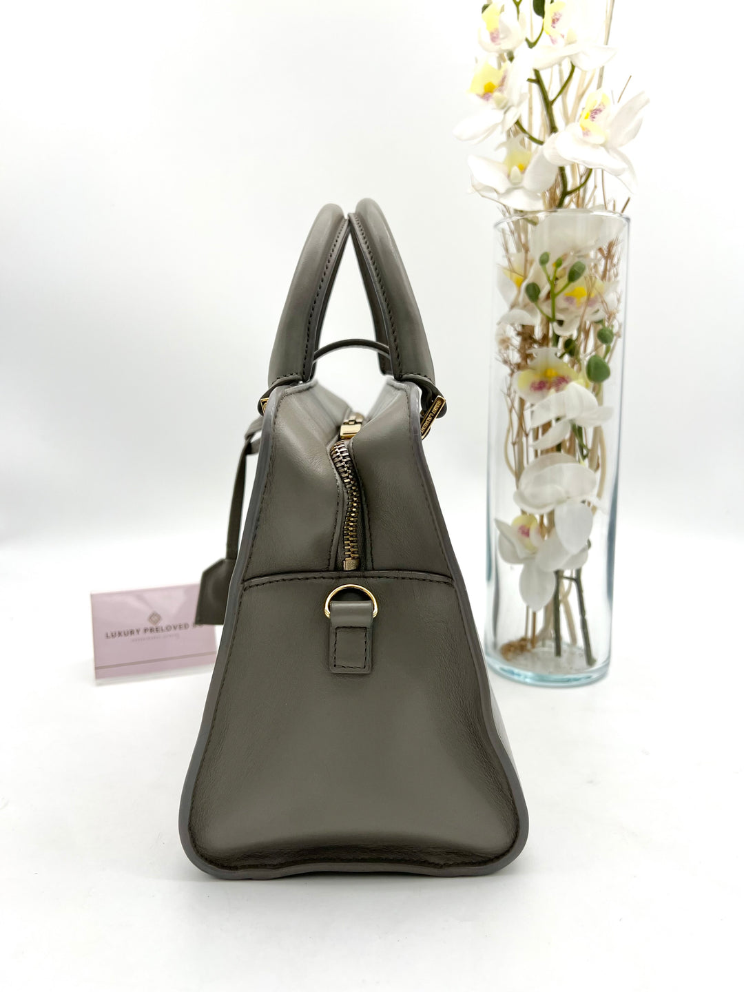 YVES SAINT LAURENT MONOGRAM CABAS BAG
