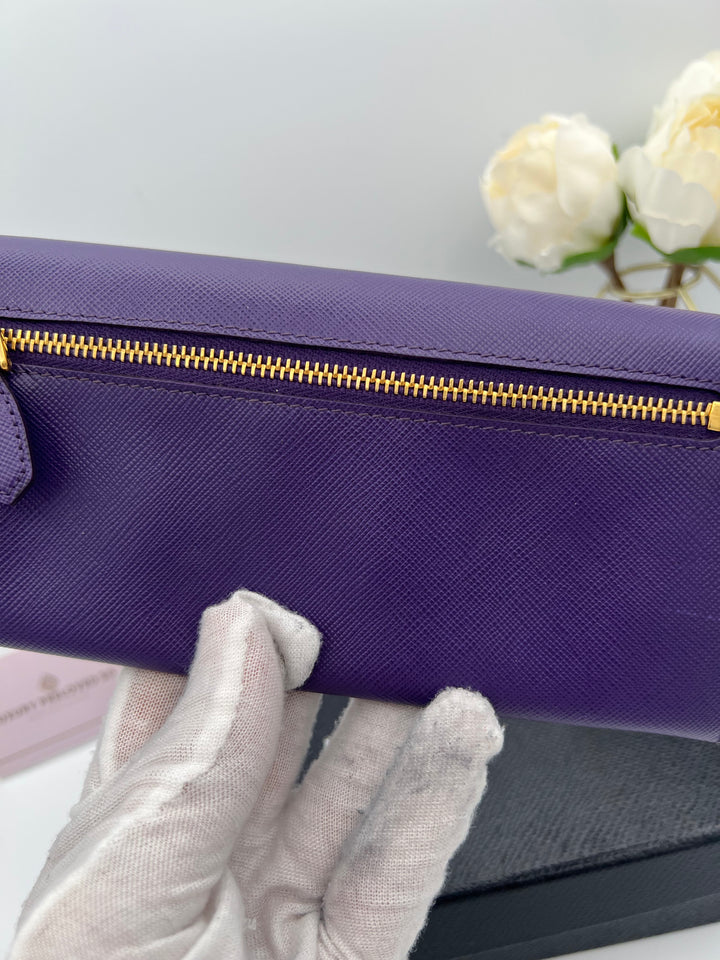 PRADA WALLET 2 TONED SAFFIANO LEATHER