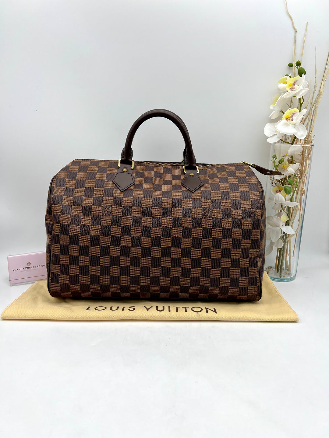 LOUIS VUITTON SPEEDY 35 DAMIER EBENE