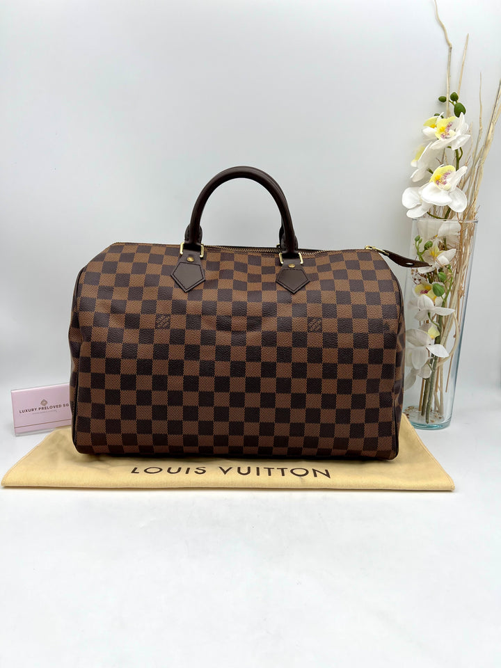 LOUIS VUITTON SPEEDY 35 DAMIER EBENE