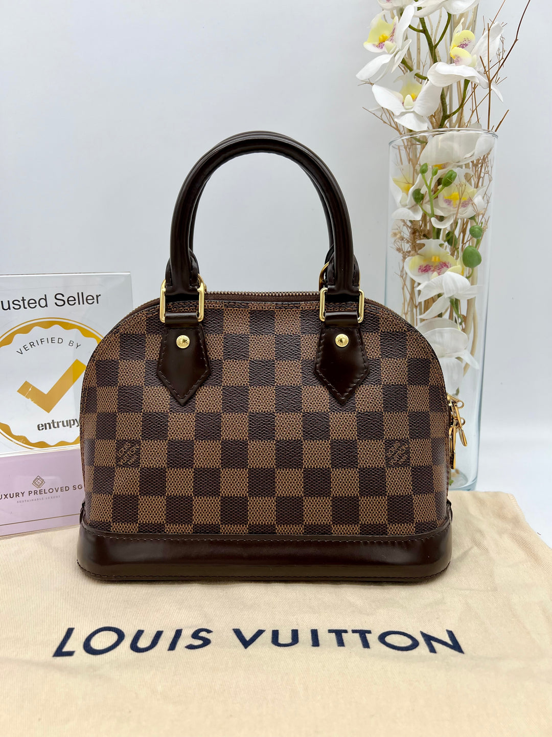 LOUIS VUITTON ALMA BB DAMIER EBENE