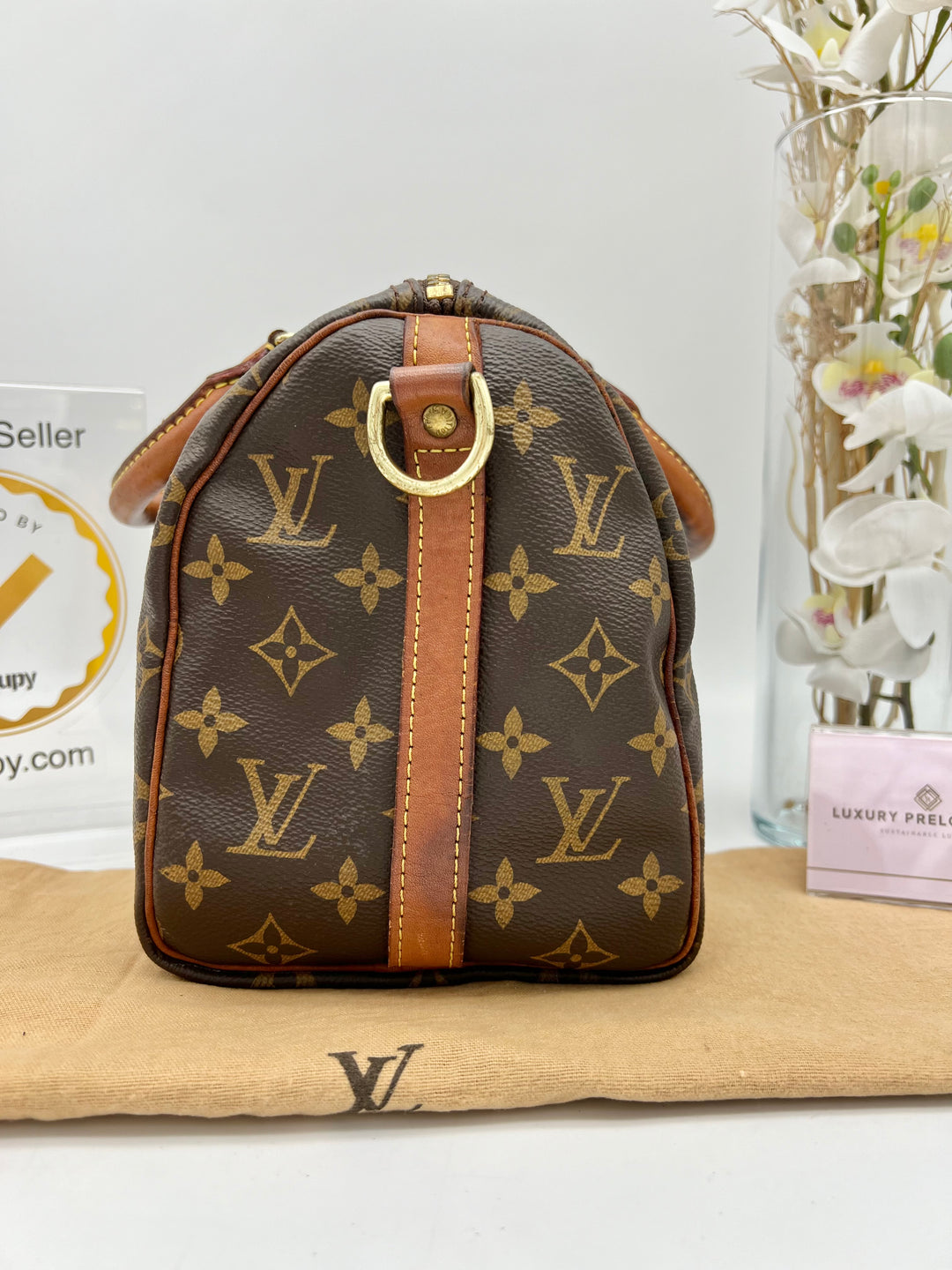 LOUIS VUITTON BANDOLIER SPEEDY 25 MONOGRAM