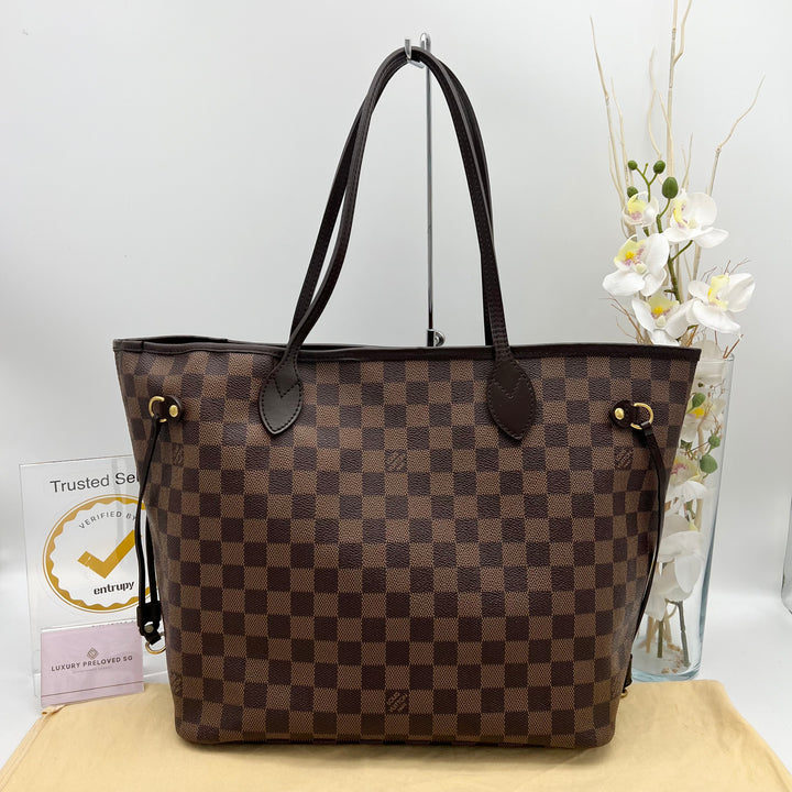 LOUIS VUITTON NEVERFULL MM DAMIER EBENE